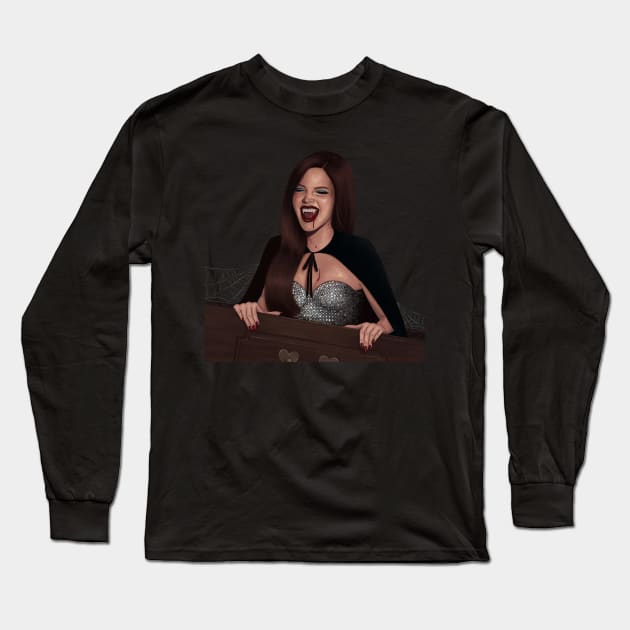 Lana Vampire Long Sleeve T-Shirt by thelamehuman